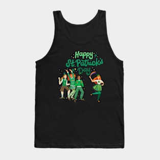 Happy St. Patrick Day - Girl's Party Tank Top